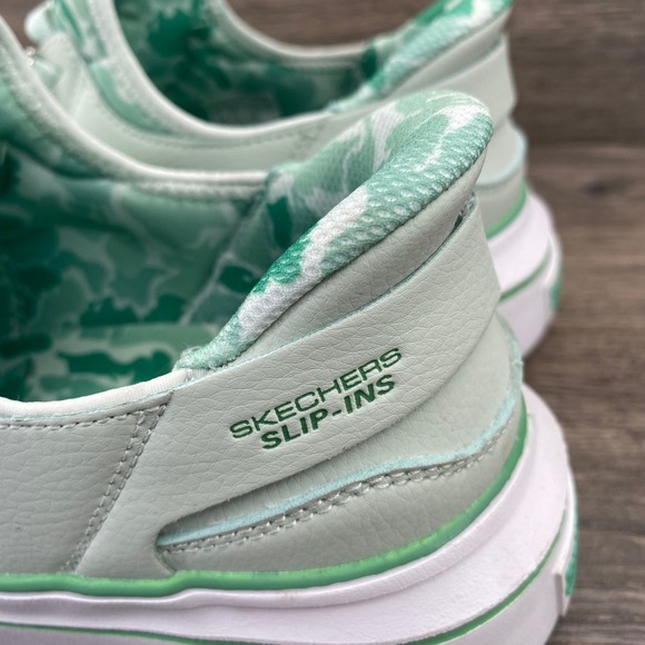 Skechers x Snoop Dogg Slip Ins Light Mint Green Tie Dye Sneakers Womens Size 7.5 - Picture 5 of 16